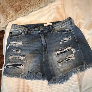 Kancan shorts. Worn maybe 3 times. No stretch.